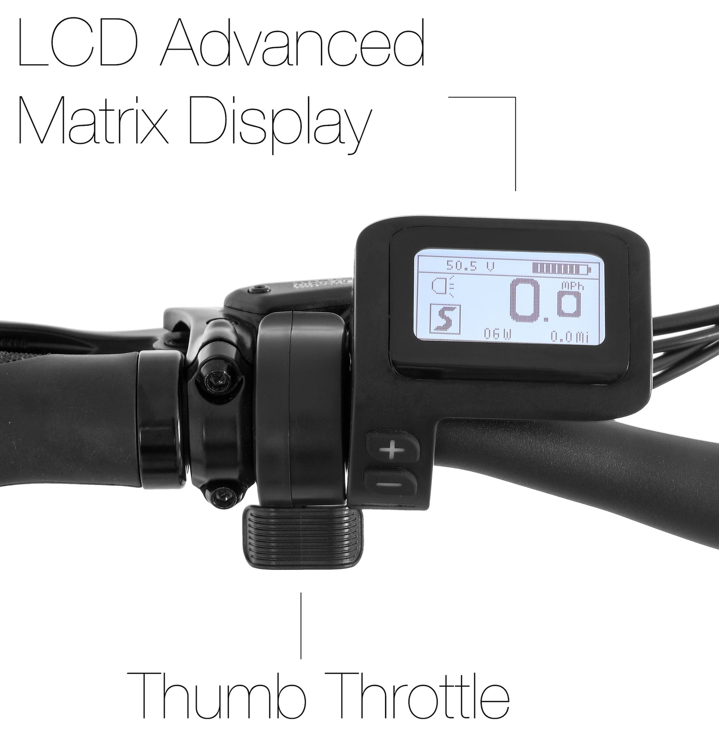 Overview of the Adv Matrix LCD display on the CCS